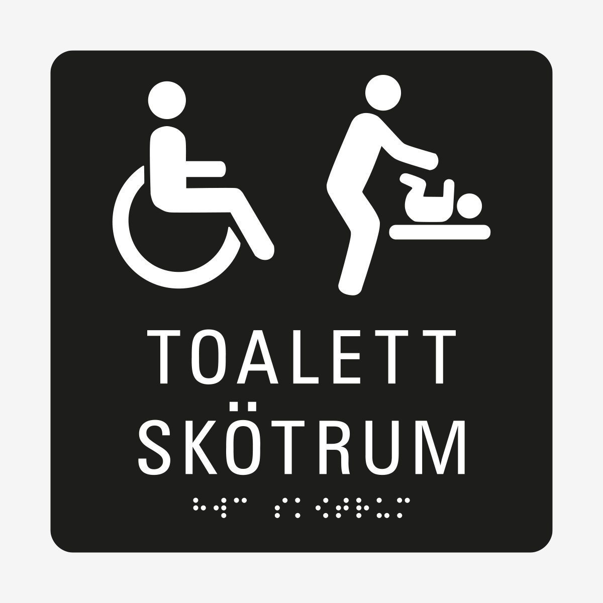 HWC_toalett_skötrum_taktil_skylt_svart