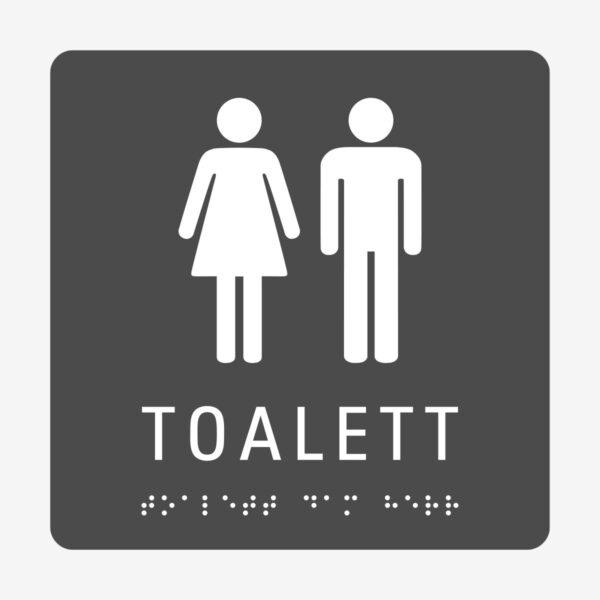 Toalett_Dam_Herr_taktil_skylt_grå