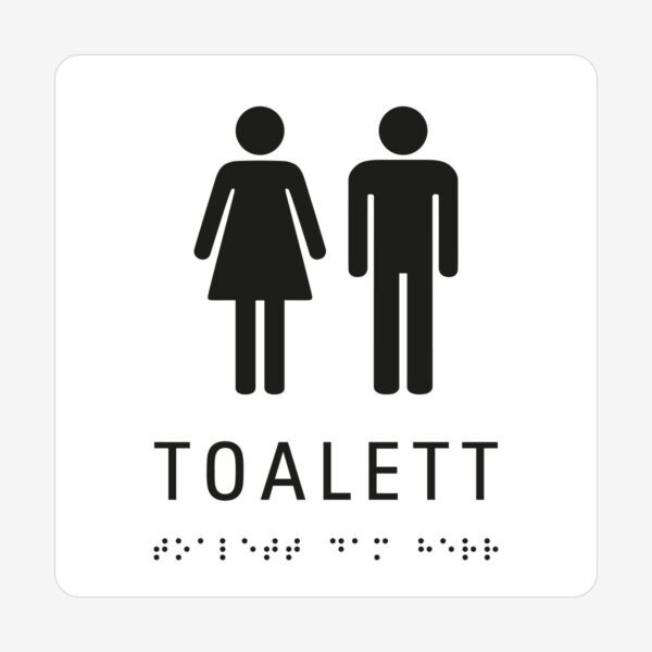 Toalett_Dam_Herr_taktil_skylt_vit