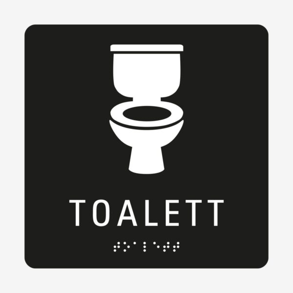 Toalett_taktil_skylt_svart