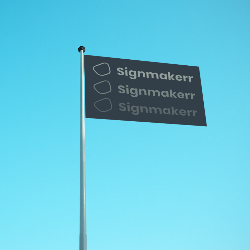 Företagsflagga liggande 240x150 cm